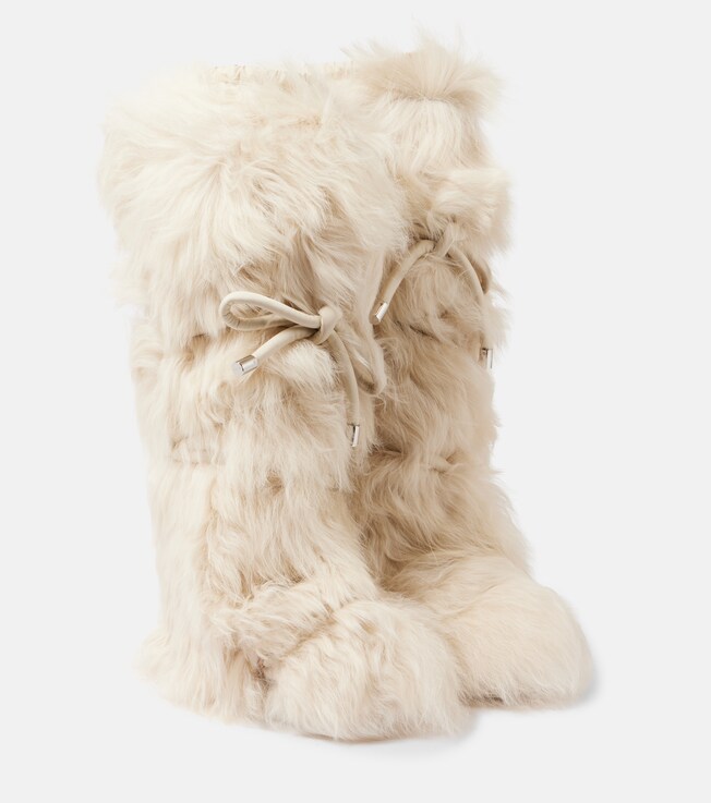 Gaia shearling snow boots | Moncler Grenoble