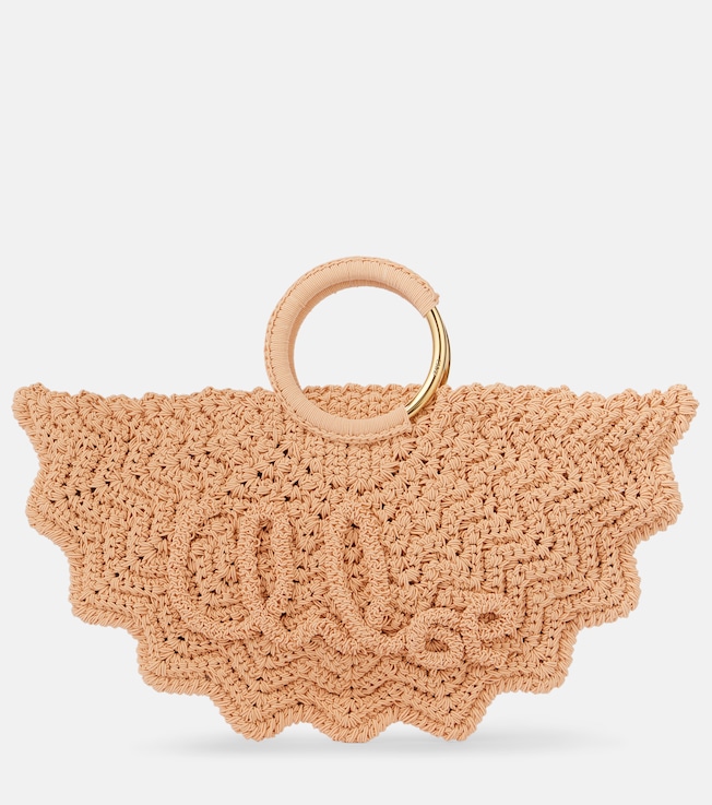 Bracelet Paravent Small crochet tote bag | Chloé