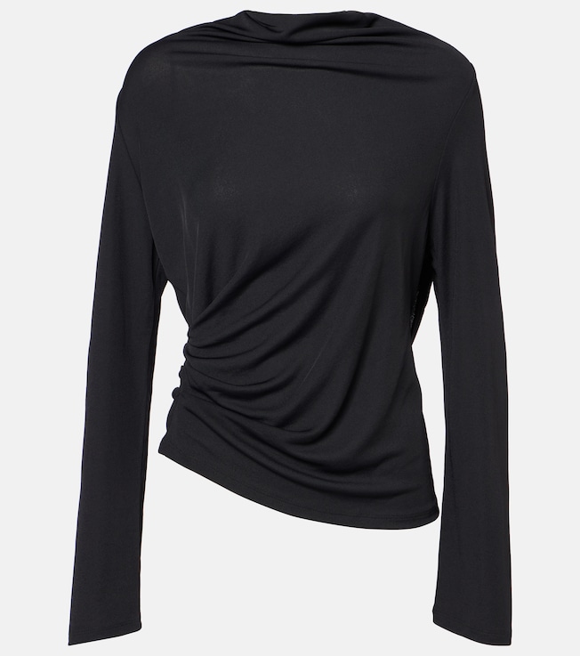 Croisière draped open-back crêpe jersey top | Jacquemus