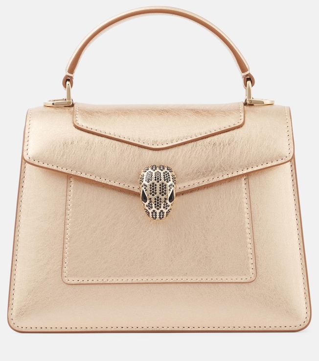 Serpenti Forever Medium leather tote bag | Bvlgari