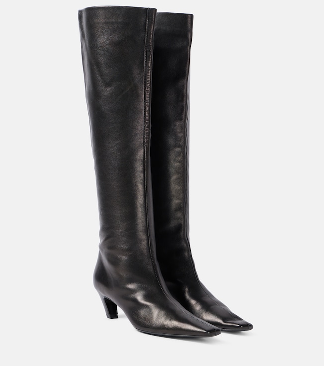 Davis leather knee-high boots | Khaite
