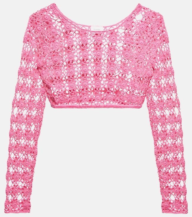 Bella crochet cotton crop top | Anna Kosturova