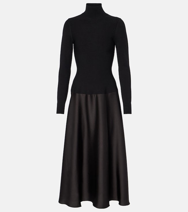 Frances knitted satin midi dress | Simkhai