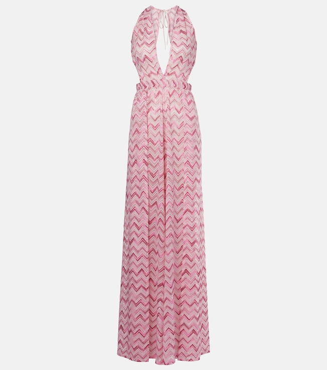 Zigzag halterneck jumpsuit | Missoni