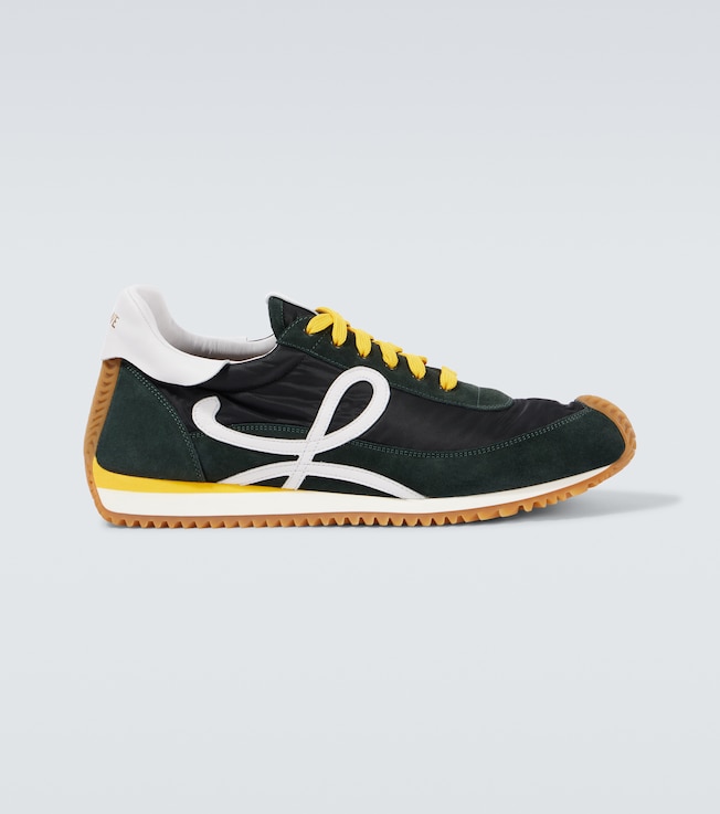 Flow Runner 2.0 suede-trimmed sneakers | Loewe