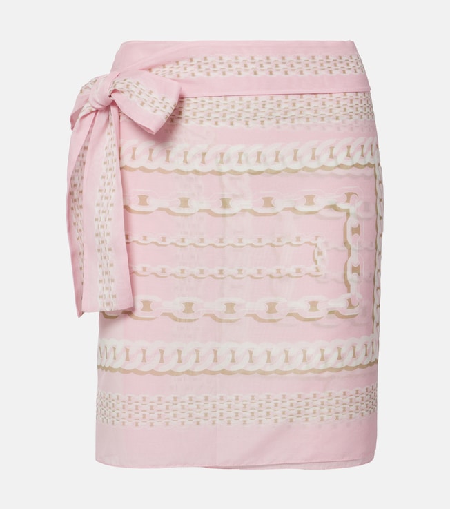 Treasure cotton and silk beach cover-up | Versace