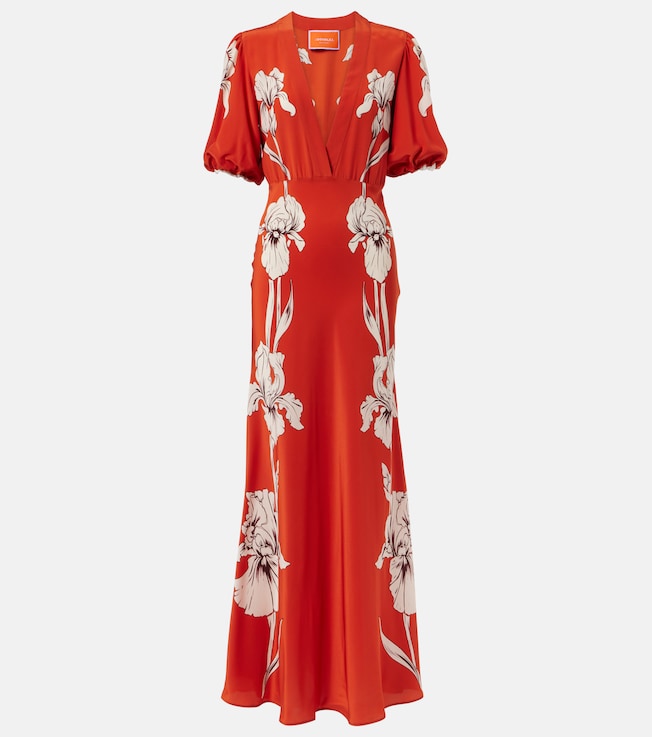 Marlene floral silk maxi dress | La DoubleJ