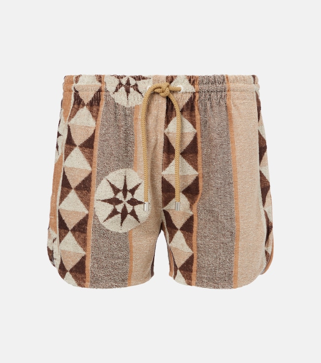 Paula's Ibiza printed terry shorts | Loewe