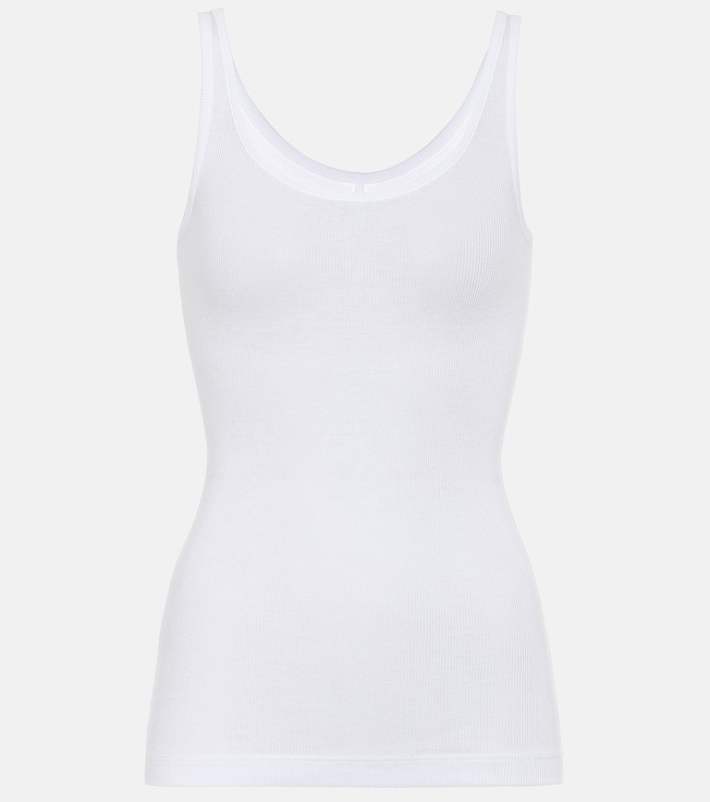 Cotton-blend tank top | Vince