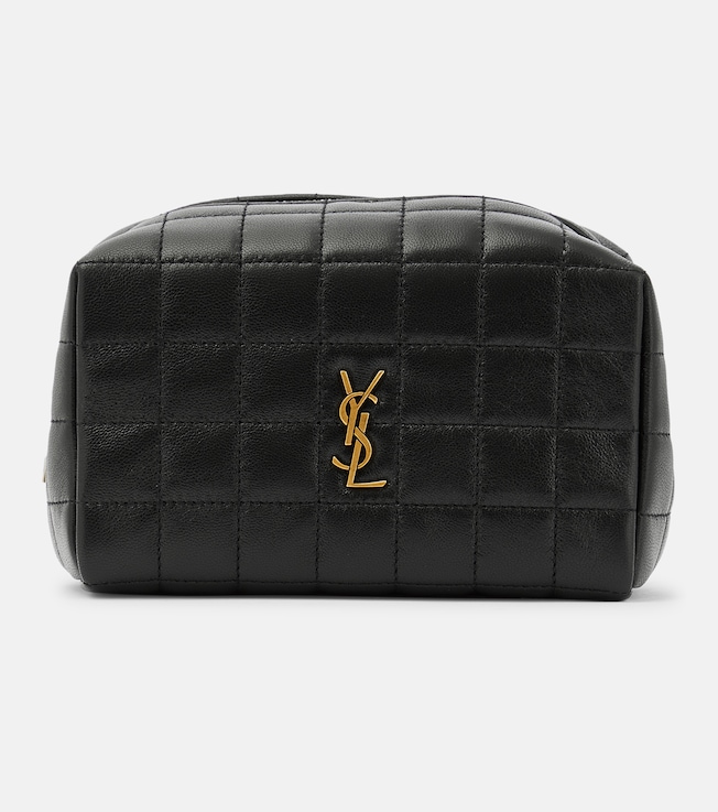 Cassandre leather makeup bag | Saint Laurent