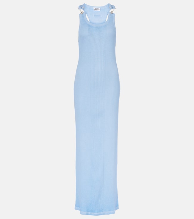 Cotton jersey maxi dress | Jean Paul Gaultier