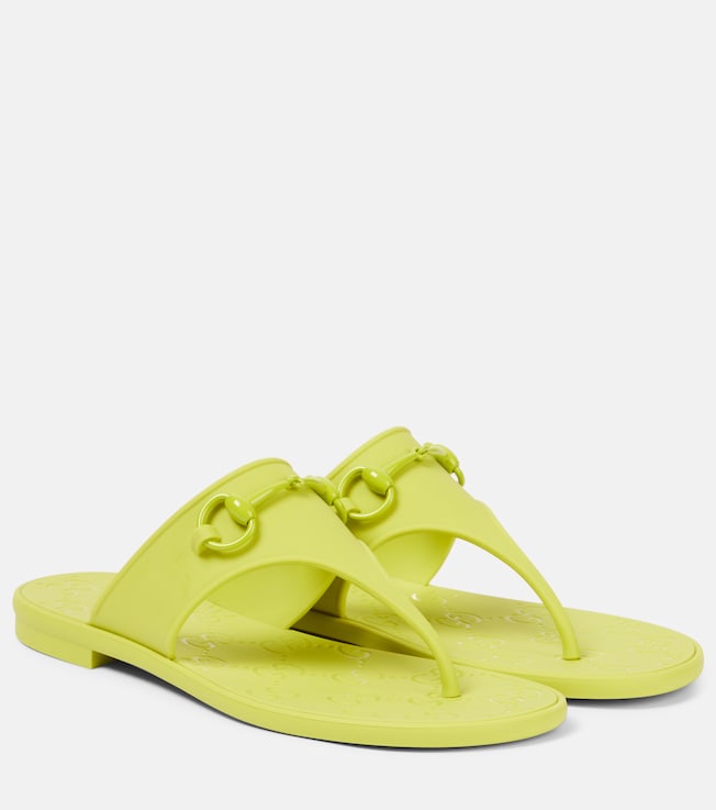 Horsebit thong sandals | Gucci