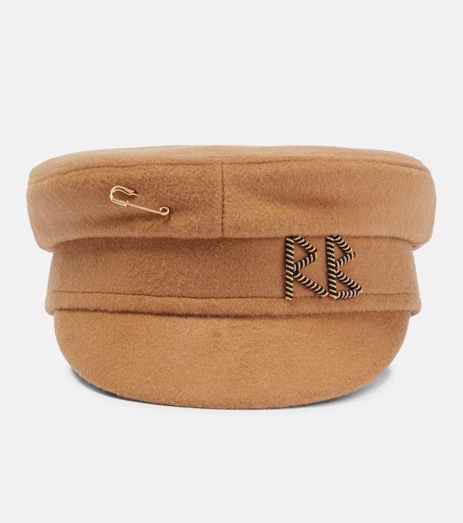 Embroidered wool baker boy hat | Ruslan Baginskiy