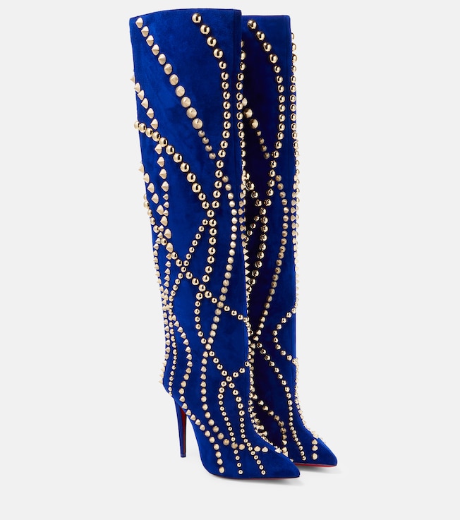 Astrilarge Botta Pika 100 knee-high boots | Christian Louboutin