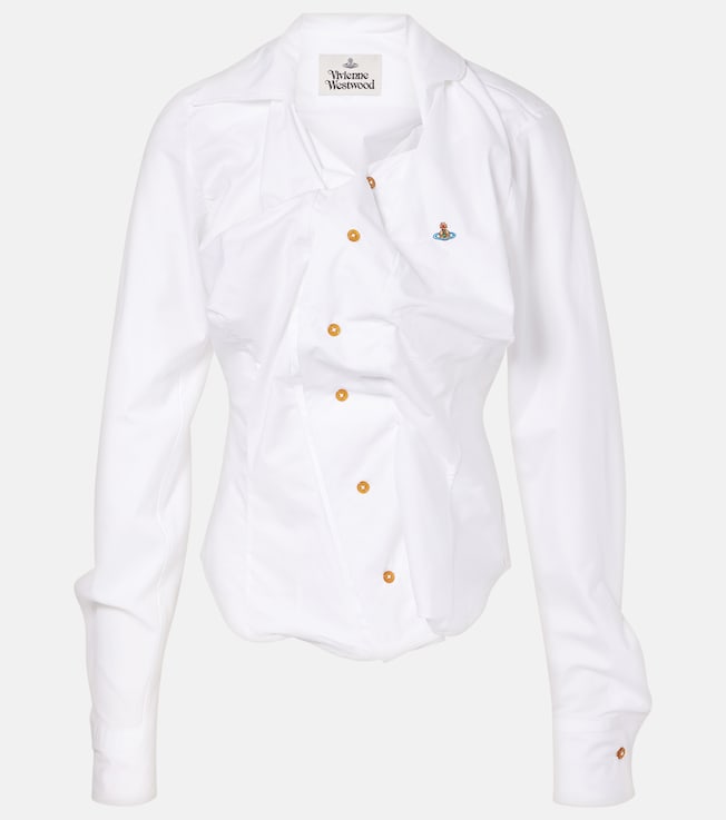 Drunken gathered cotton shirt | Vivienne Westwood