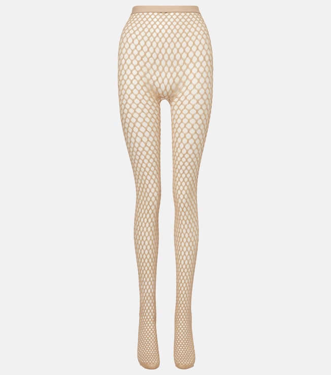 x RHW Web wool-blend tights | Wardrobe.NYC