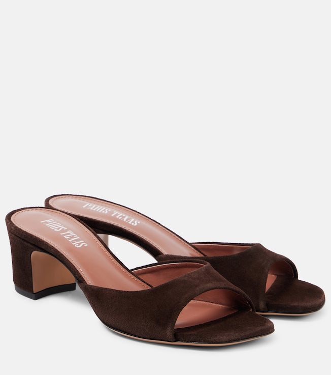 Lara 50 suede mules | Paris Texas
