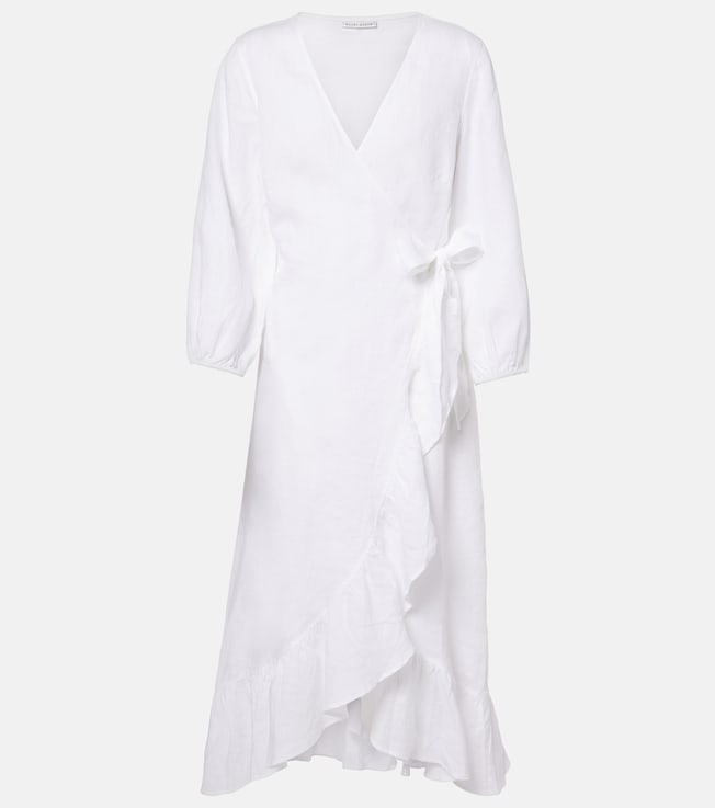 Linen wrap dress | Heidi Klein