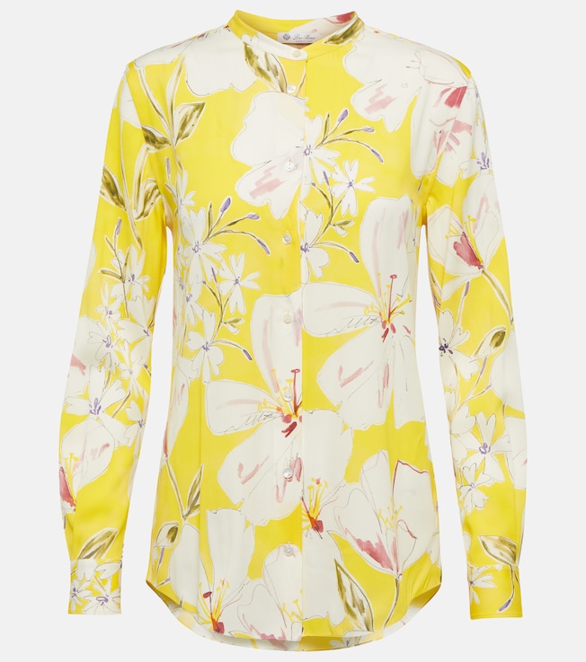Silk-blend floral shirt | Loro Piana