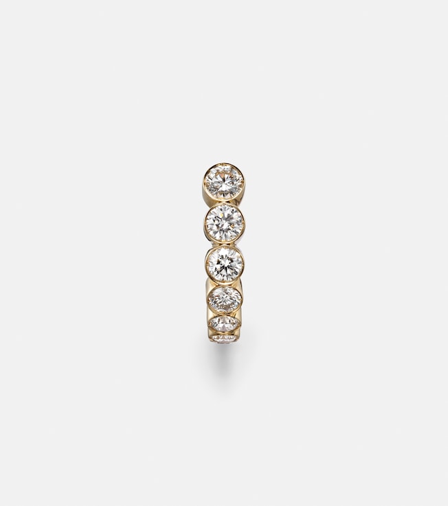 Boucle Ensemble 18kt gold single earring with diamonds  | Sophie Bille Brahe