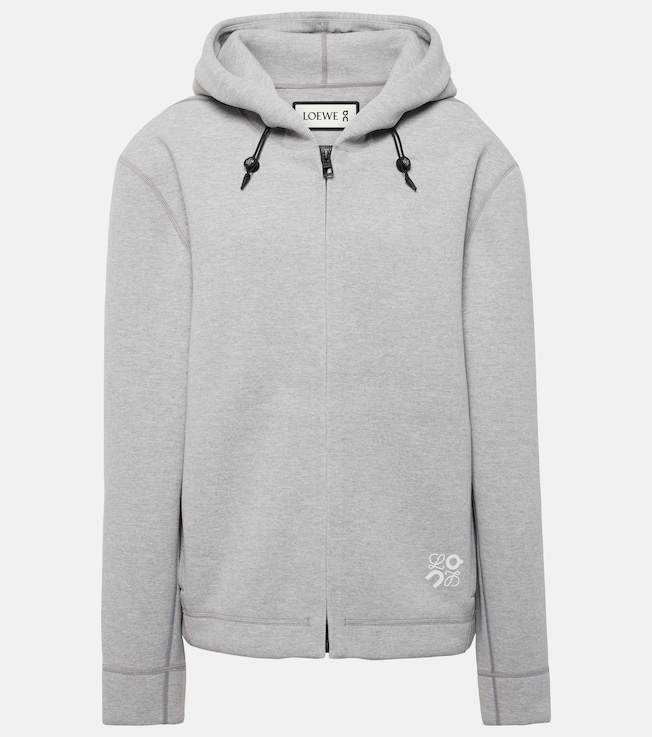 x On logo jersey hoodie | Loewe