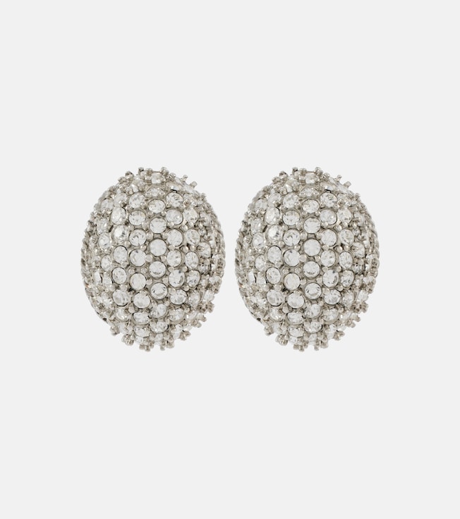 Tinsel crystal-embellished earrings | Jennifer Behr