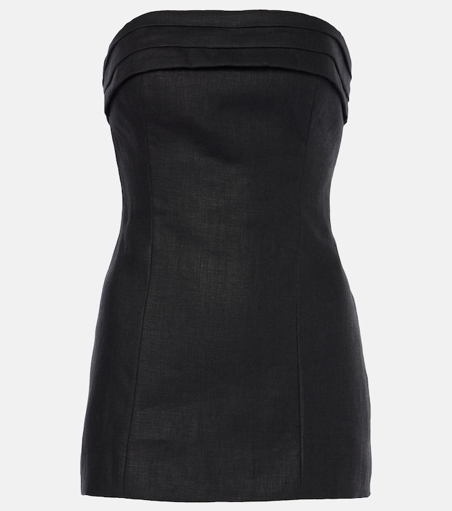 Strapless linen top | Faithfull
