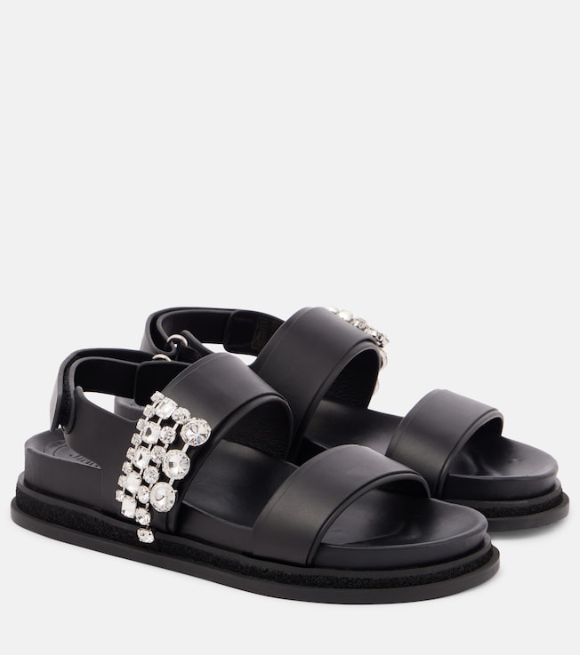 Verity embellished leather sandals | Jimmy Choo