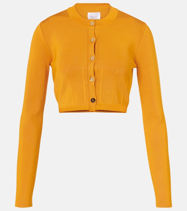Atalanta cropped cardigan | Galvan