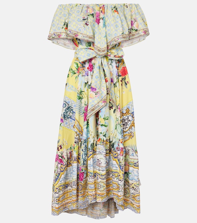 Flor Fantástica floral cotton midi dress | Camilla