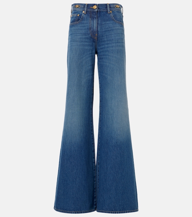 Medusa '95 high-rise flared jeans | Versace
