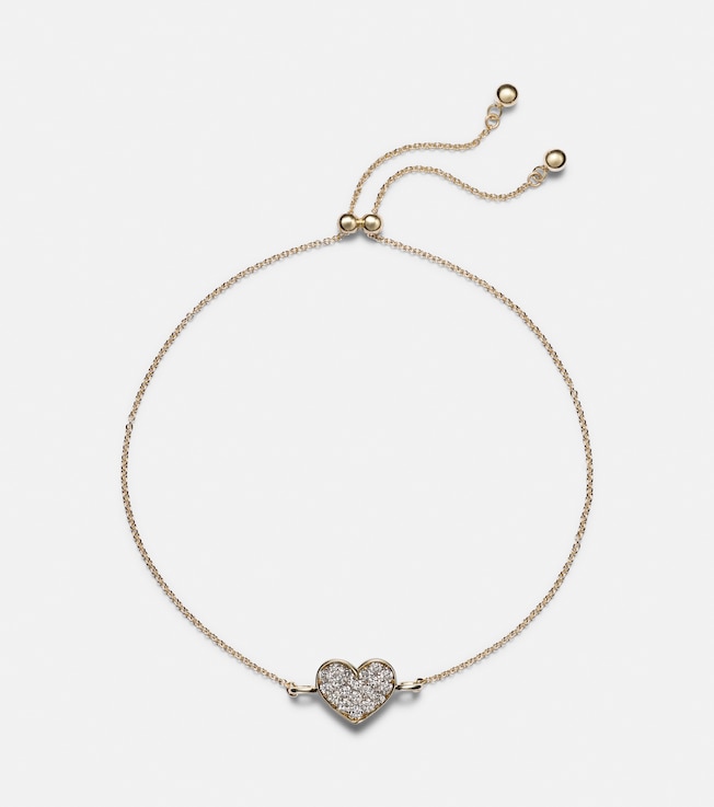 All My Love 10kt gold bracelet with diamonds | Stone and Strand