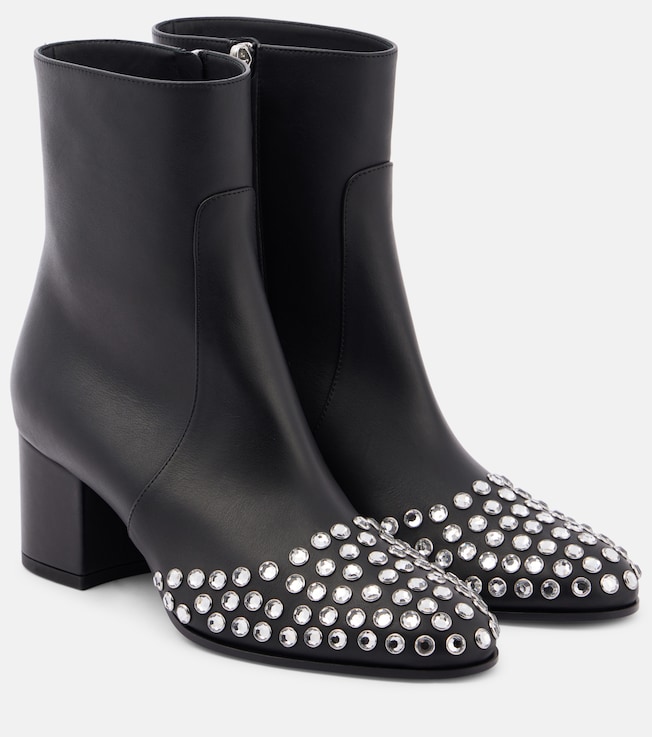 60 embellished leather ankle boots | Alaïa