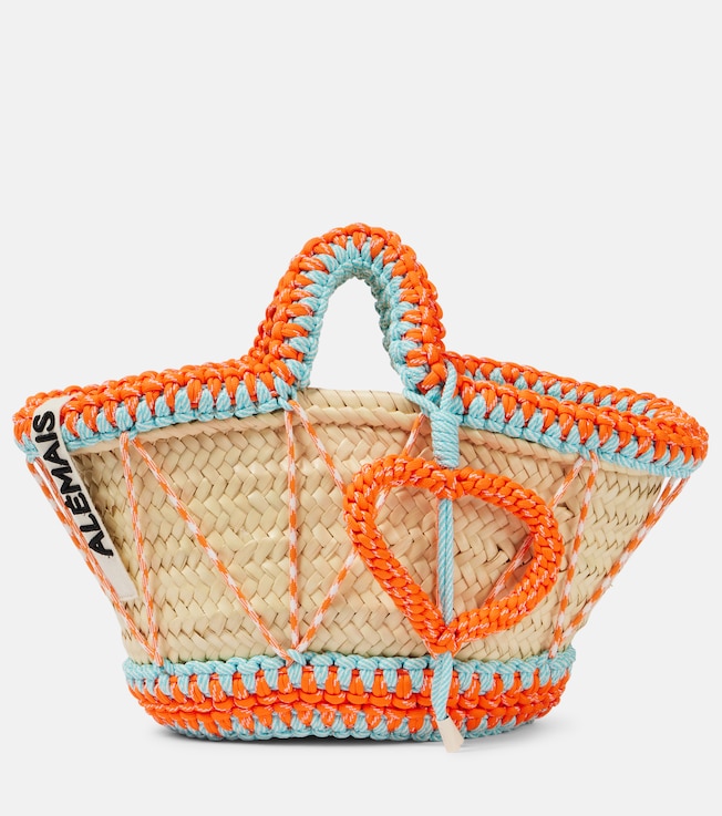 Luis Mini macramé basket bag | Alémais