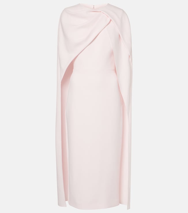 Oria ruffled crêpe midi dress | Safiyaa