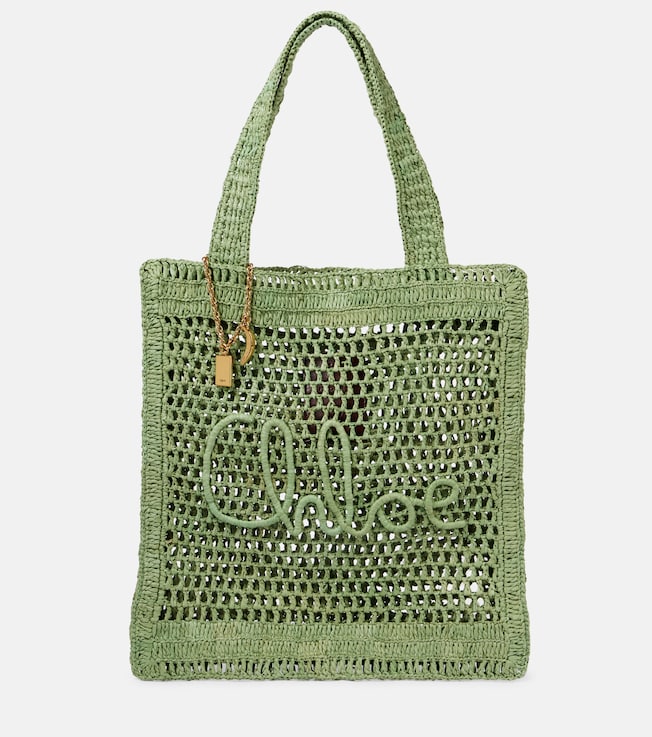 Summer Banana braided tote bag | Chloé