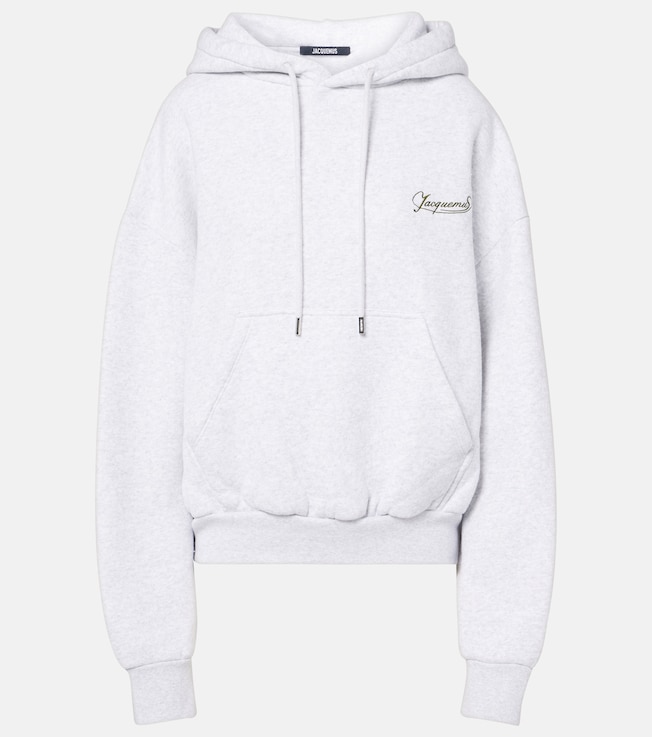 Corto logo cotton fleece hoodie | Jacquemus
