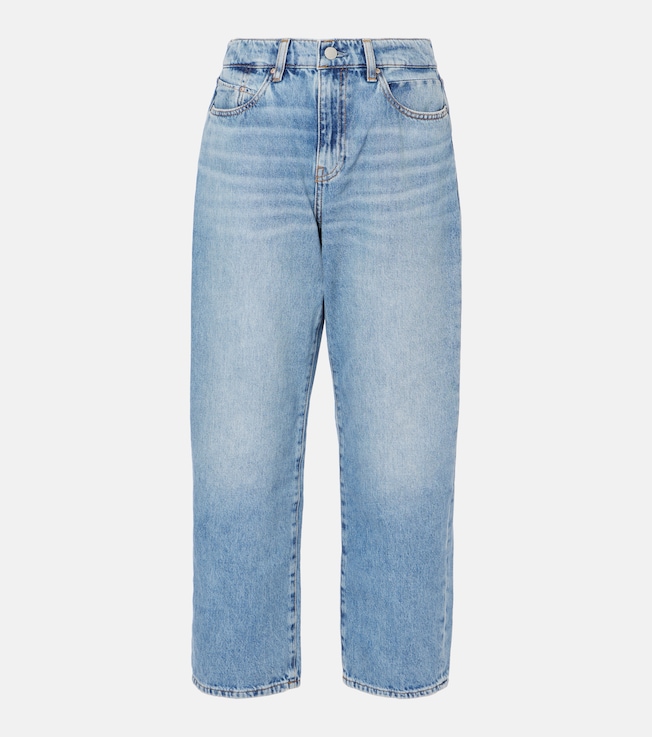 Florence cropped mid-rise straight jeans | AG Jeans