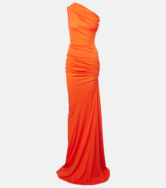 One-shoulder maxi dress | Entire Studios