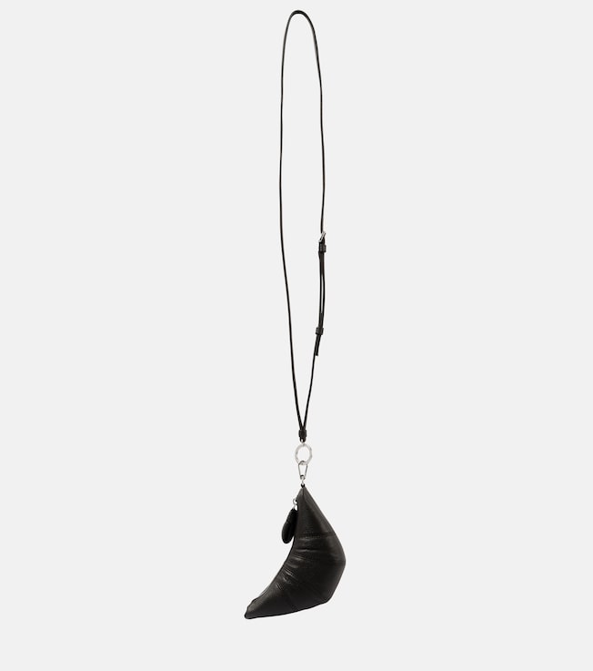 Croissant leather cross-body purse | Lemaire