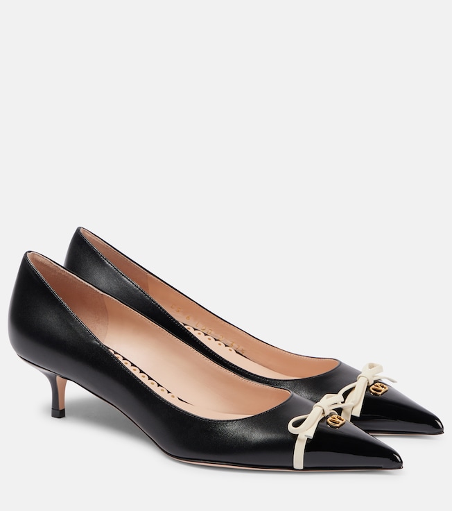 Bepointy 45 bow-detail leather pumps | Valentino Garavani