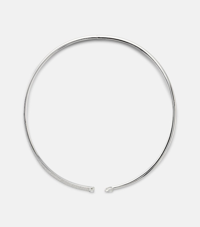 Inner Fire 18kt white gold necklace with diamonds | Bucherer Fine Jewellery