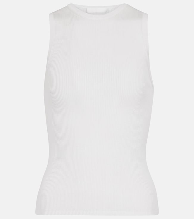 Ribbed-knit cotton tank top | Wardrobe.NYC