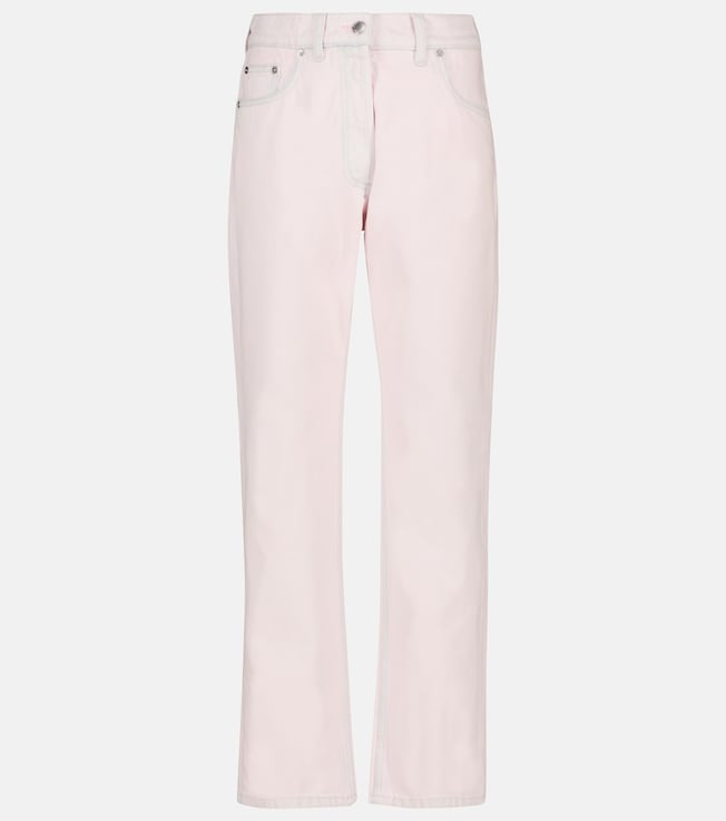 High-rise straight jeans | Prada