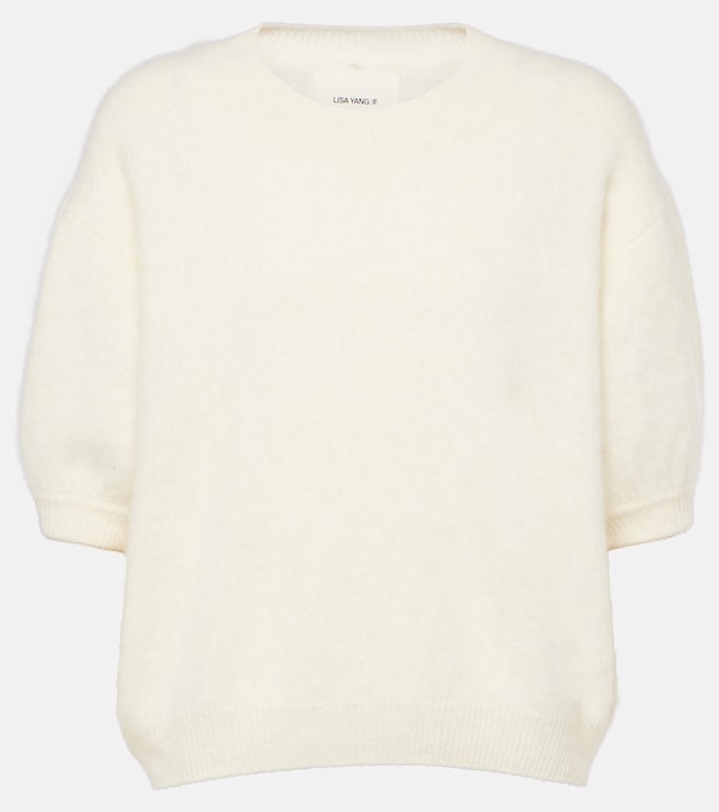 Juniper brushed cashmere top | Lisa Yang
