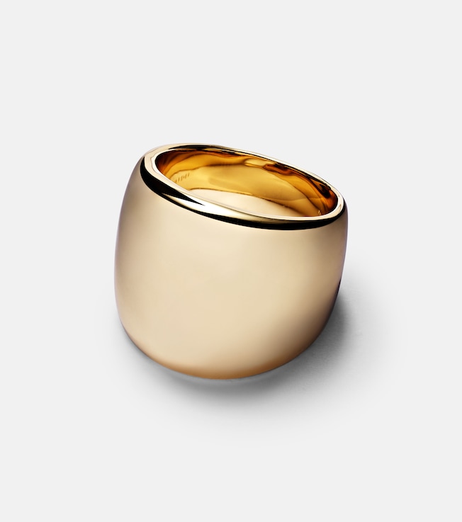 Puffy gold-plated ring | Jennifer Fisher