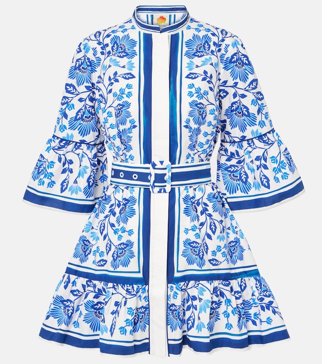 Printed cotton minidress | Farm Rio