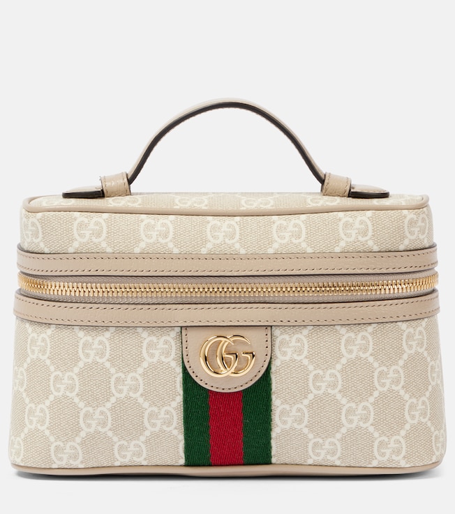 Ophidia Mini leather-trimmed shoulder bag | Gucci