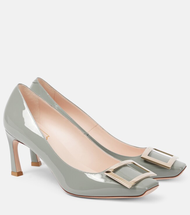 Trompette 70 patent leather pumps | Roger Vivier