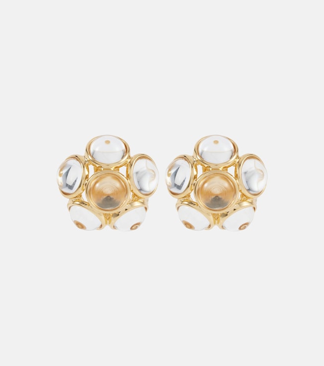 Flower clip-on earrings | Saint Laurent